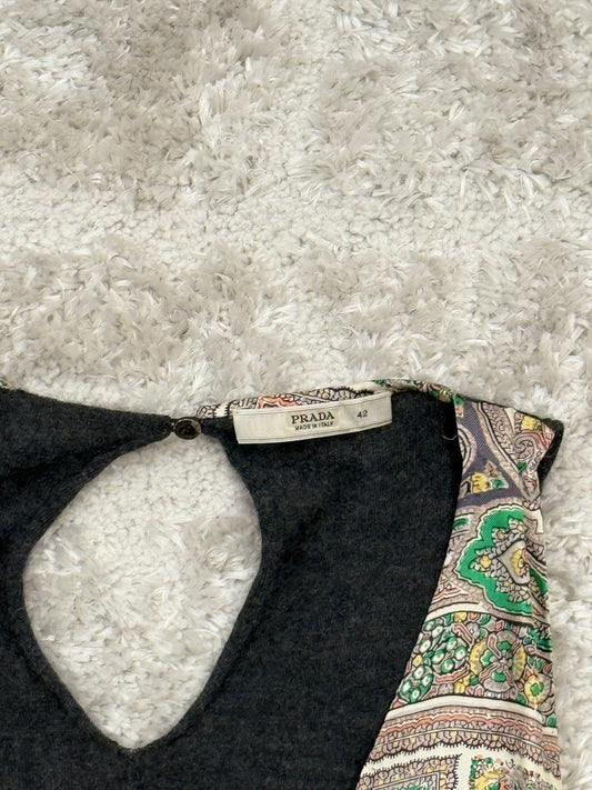 PRADA WOOL/SILK COMBO TANK
