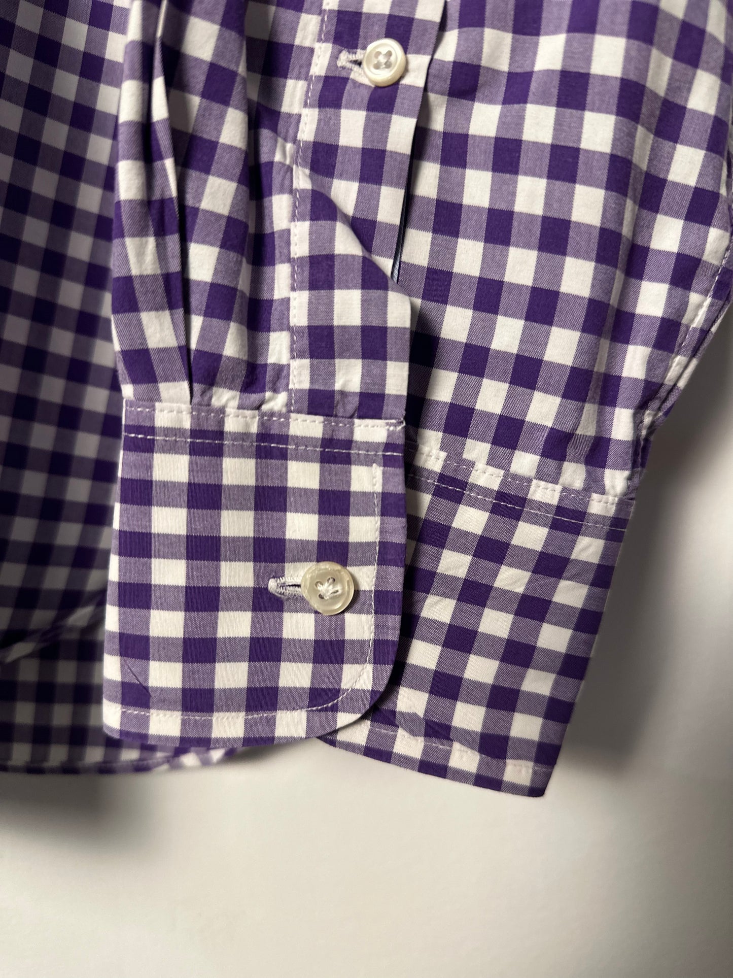 GINGHAM CHECK POPLIN SHIRT