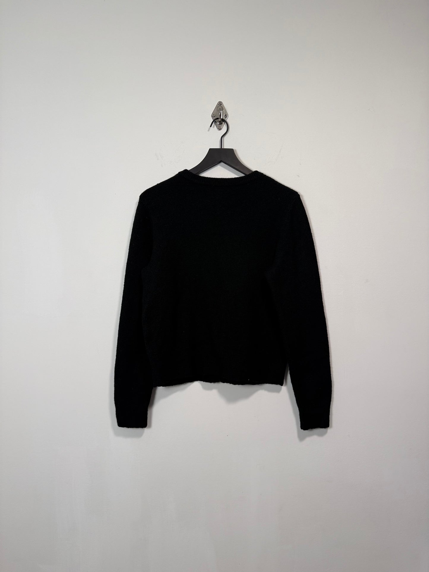 COLLARLESS BUTTON DOWN CARDIGAN