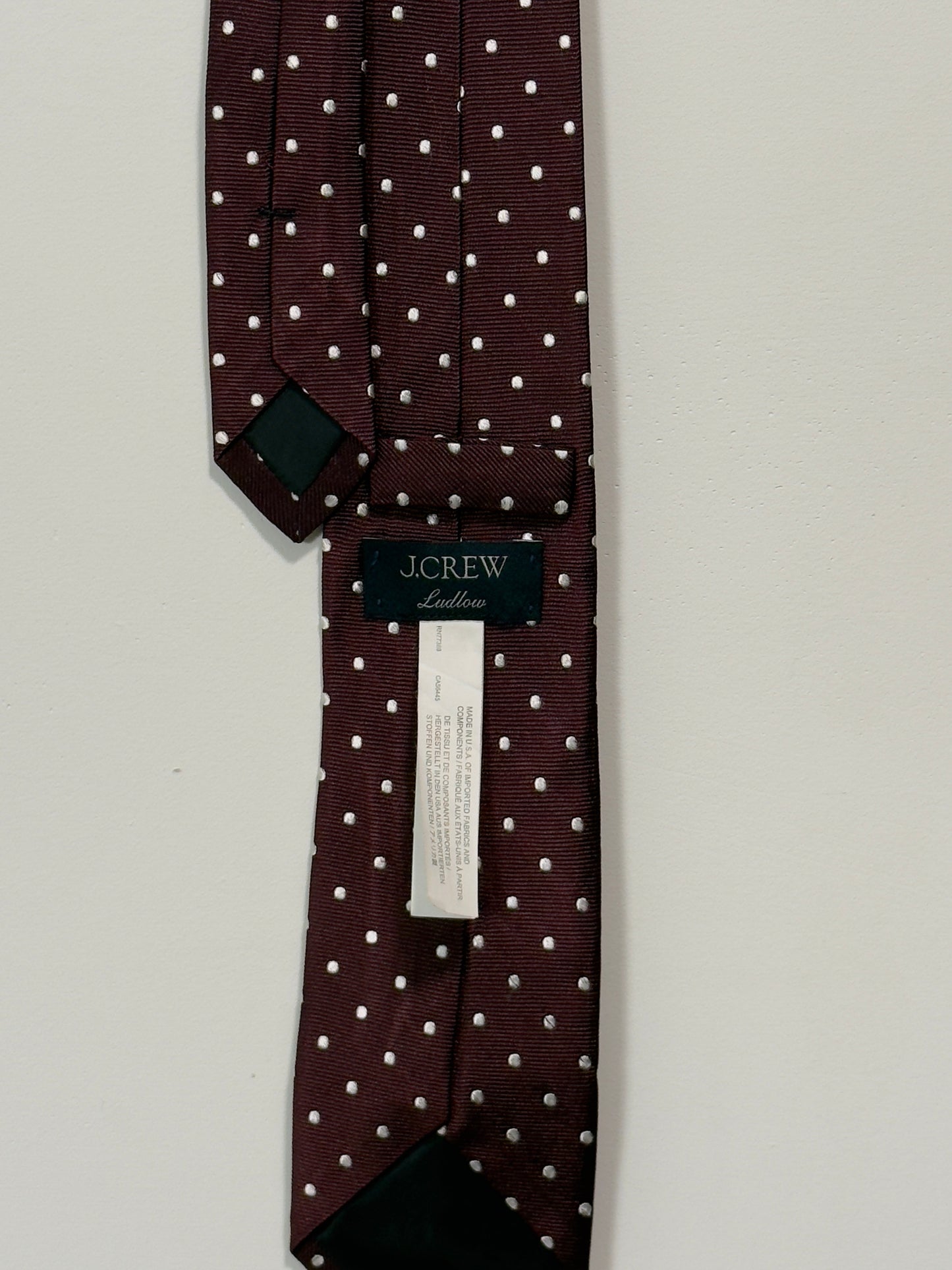 POLKA DOT SILK TIE