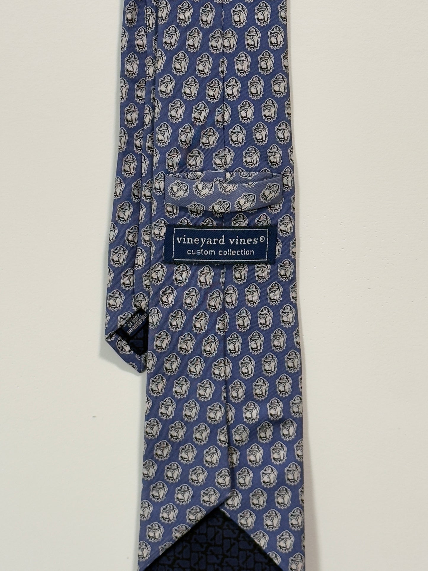 BULLDOG PATTERNED TIE