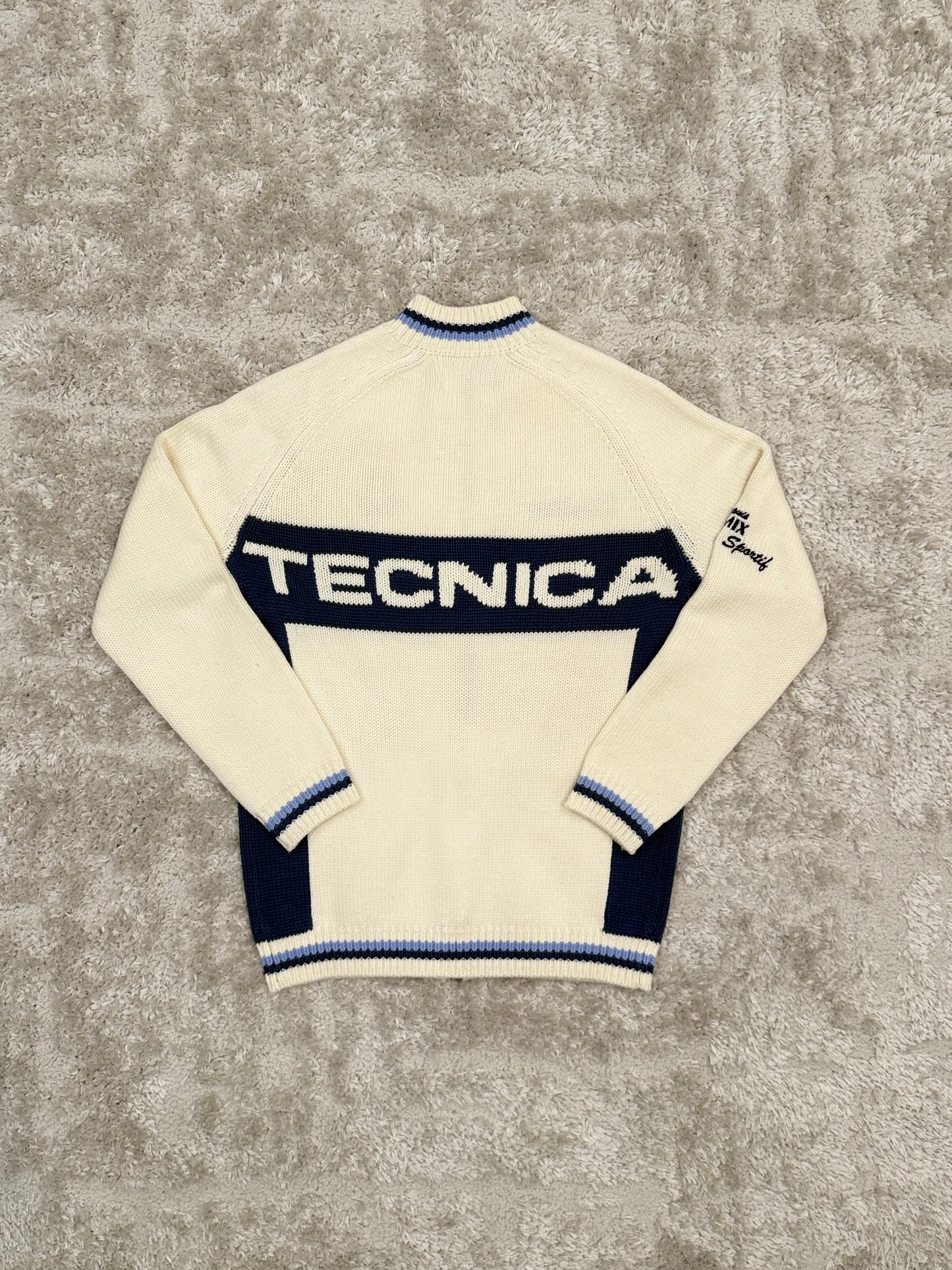 PALACE CAMPIONE KNIT ZIP-UP SWEATER