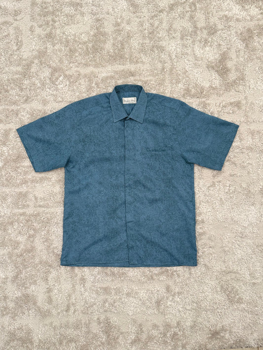 CHRISTIAN DIOR SILK CAMP SHIRT