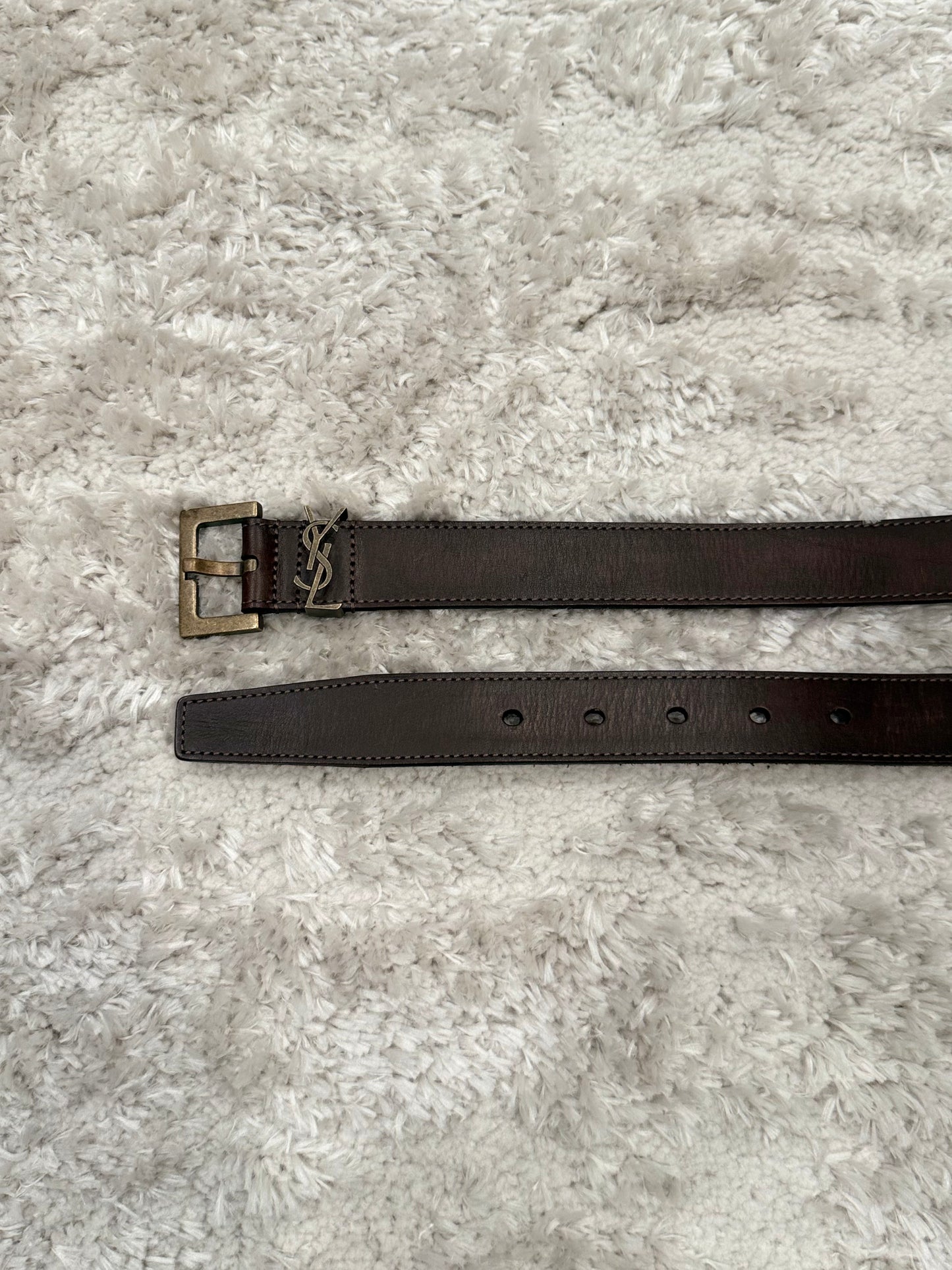 YSL LOGO BELT