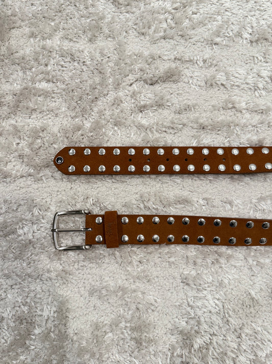 STUSSY 8 BALL STUDDED BELT
