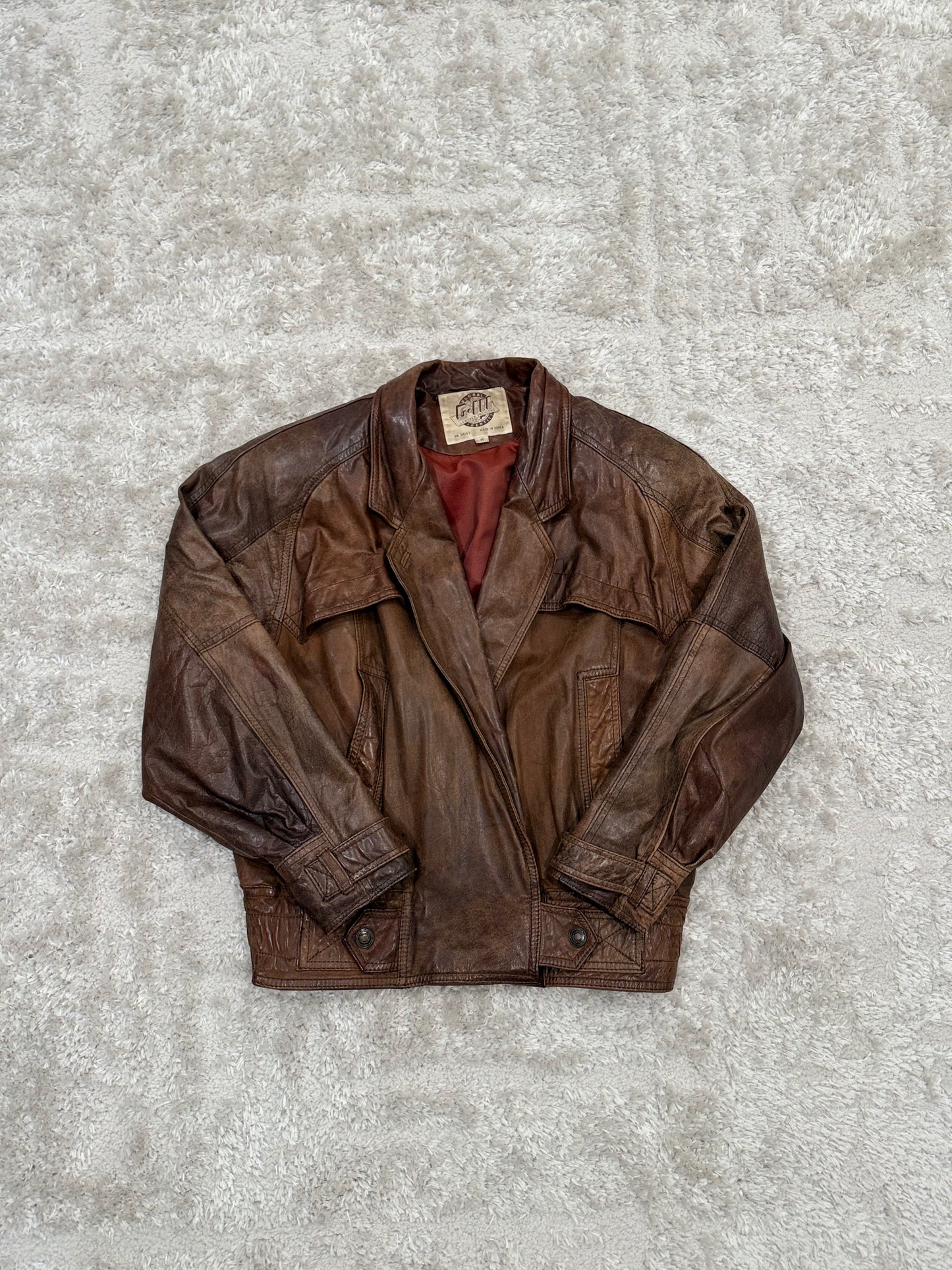 GLOBAL IDENTITY LEATHER JACKET