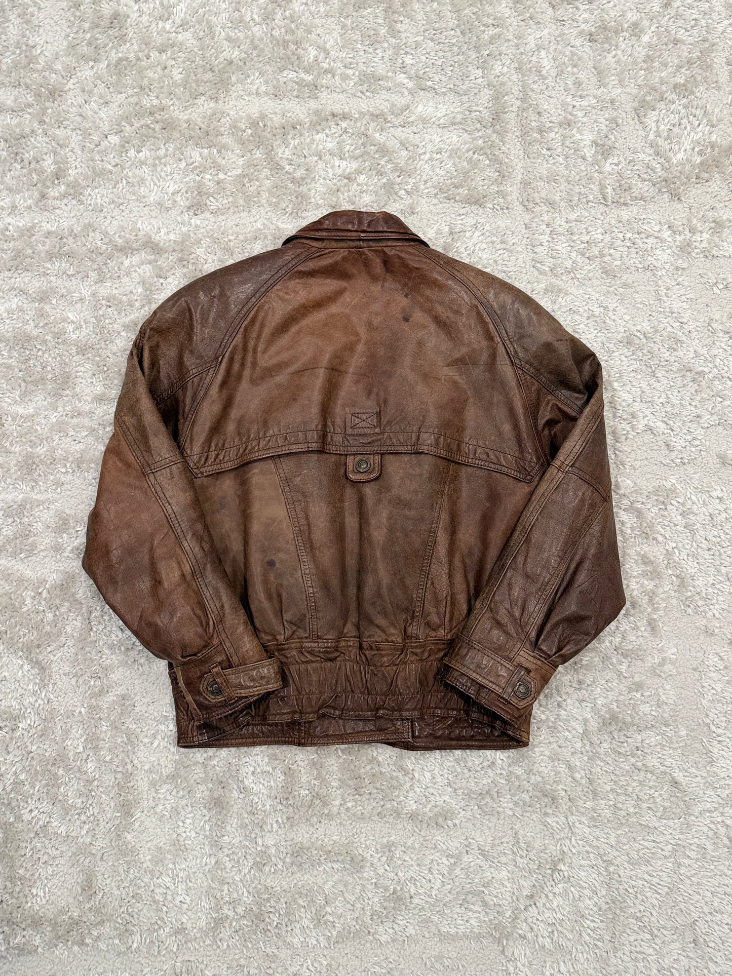 GLOBAL IDENTITY LEATHER JACKET