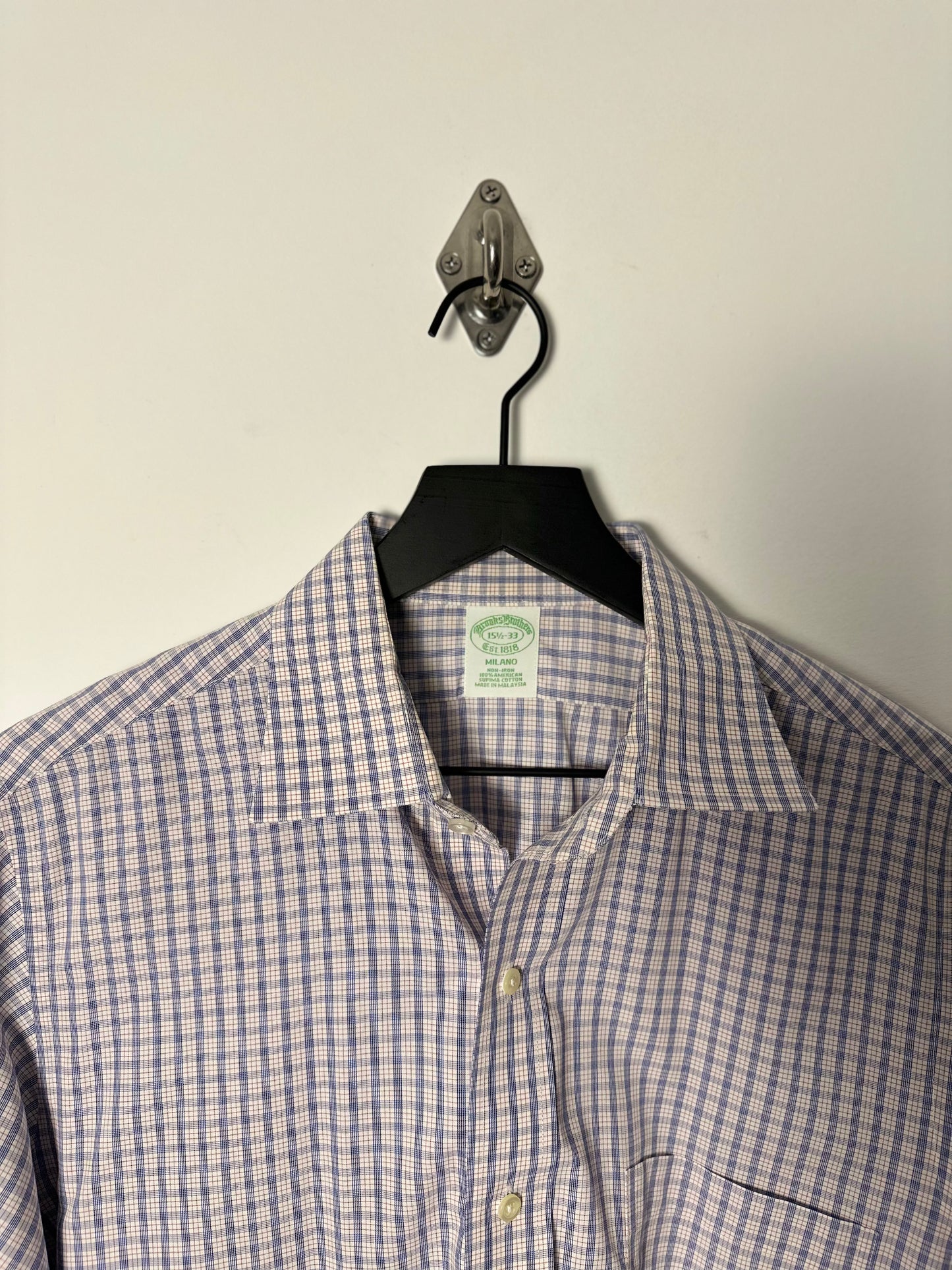 AMERICAN SUPIMA COTTON PLAID SHIRT