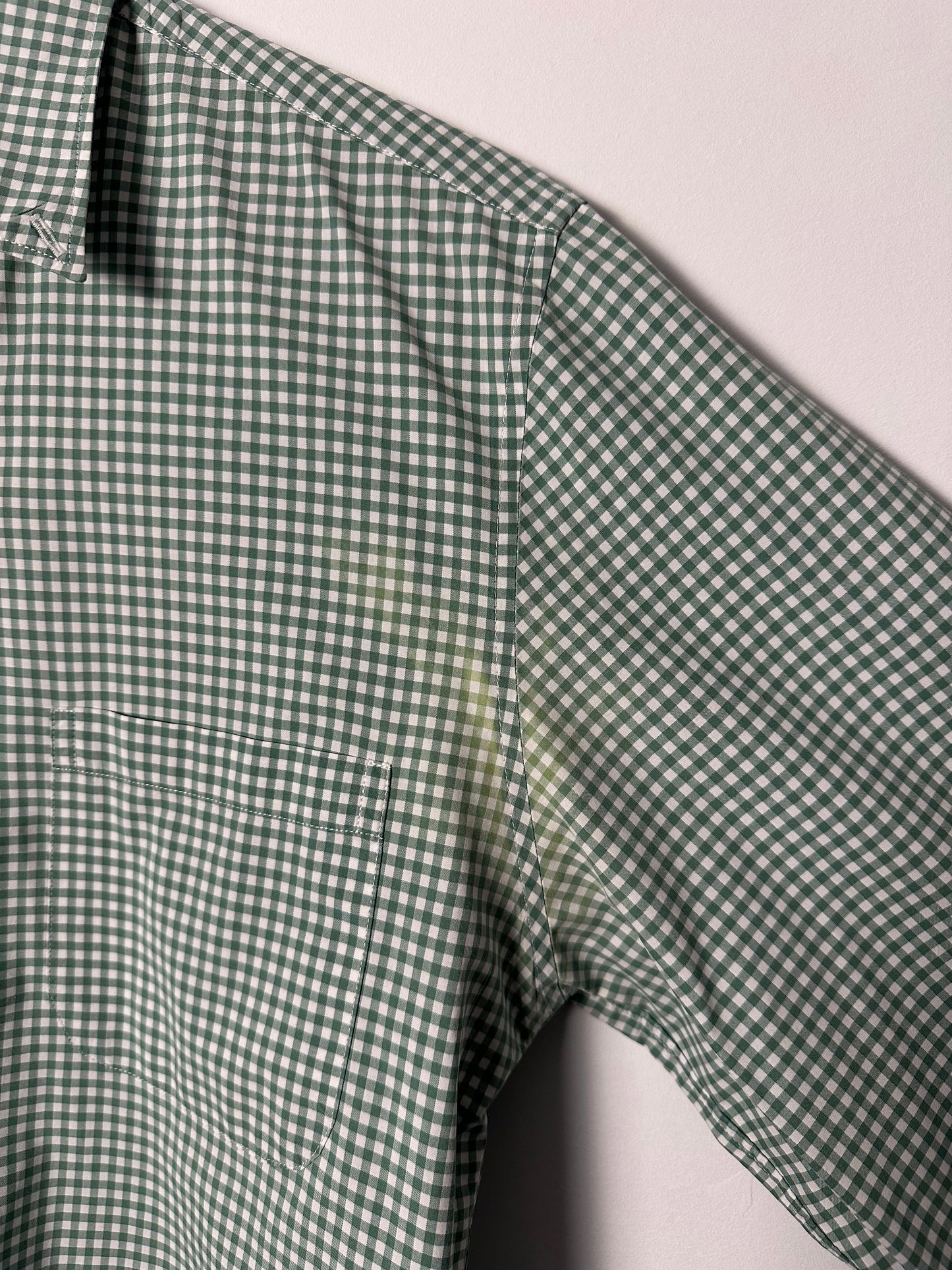 MINI GINGHAM CHECK COTTON SHIRT
