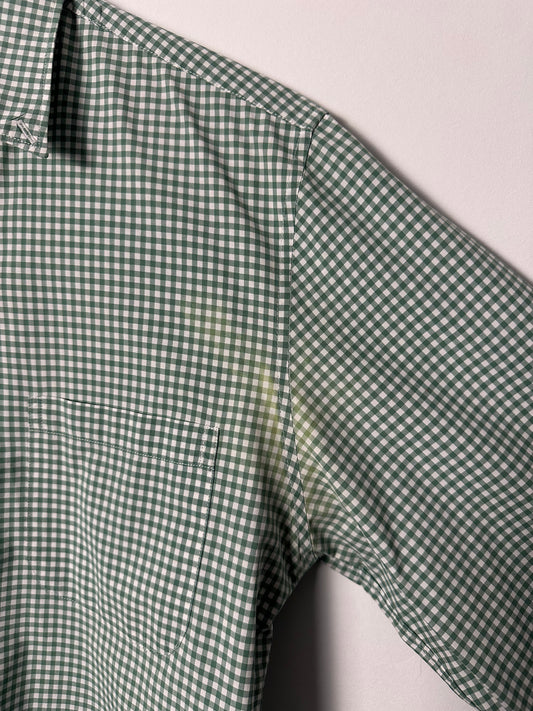 MINI GINGHAM CHECK COTTON SHIRT