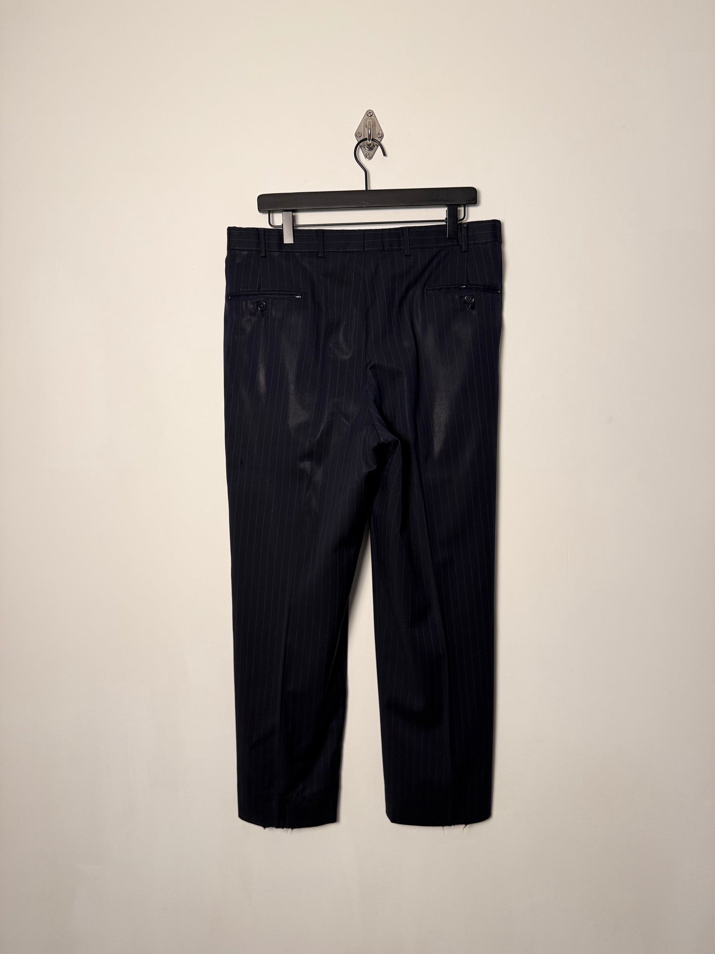 PINSTRIPE 2 BUTTON WOOL SUIT SET