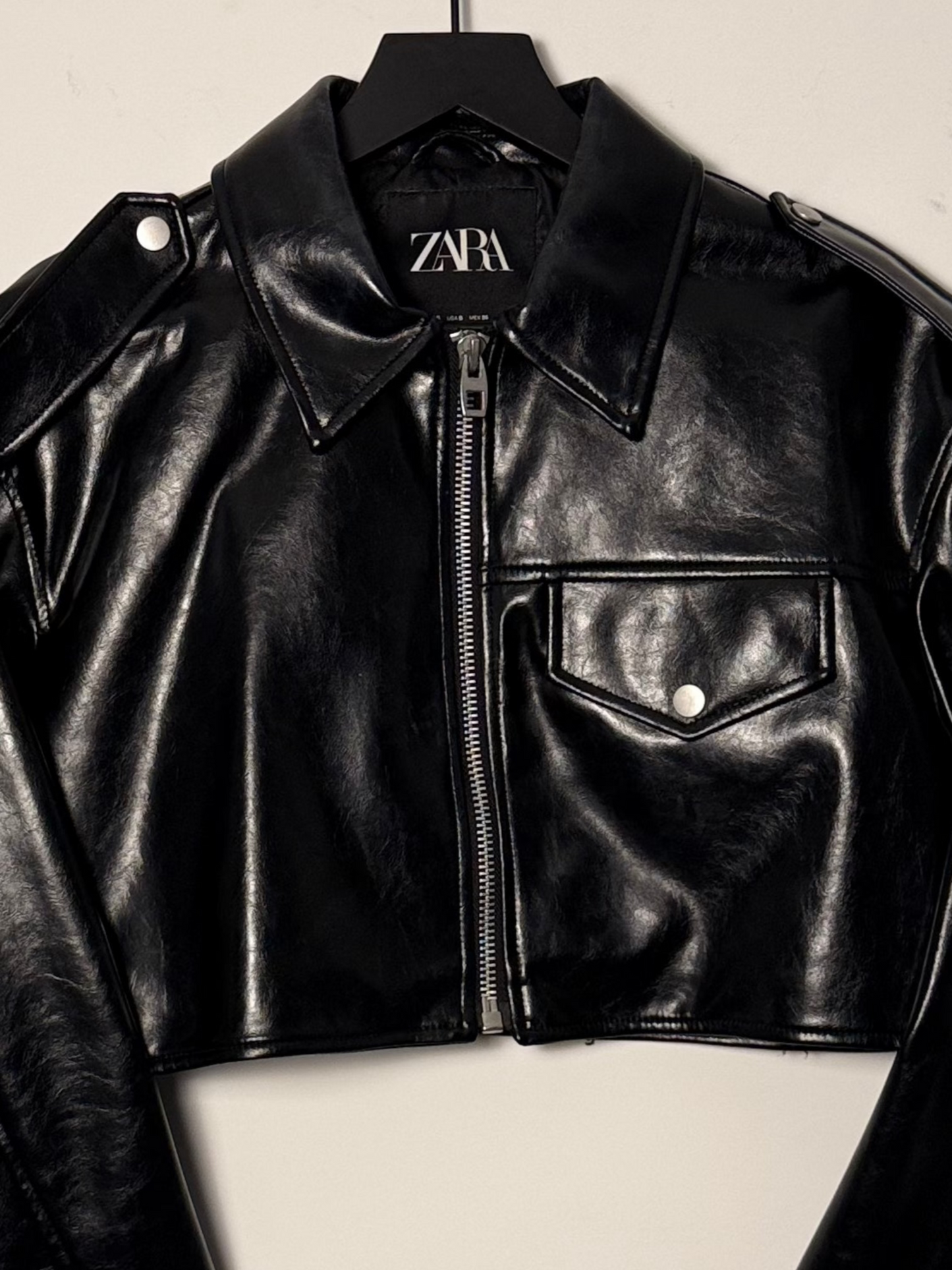 FAUX LEATHER JACKET