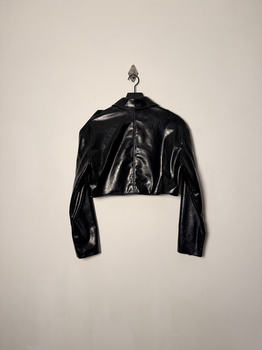 FAUX LEATHER JACKET