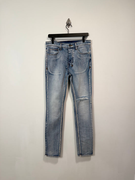 CHITCH CITY HIGH SLIM FIT DENIM PANTS
