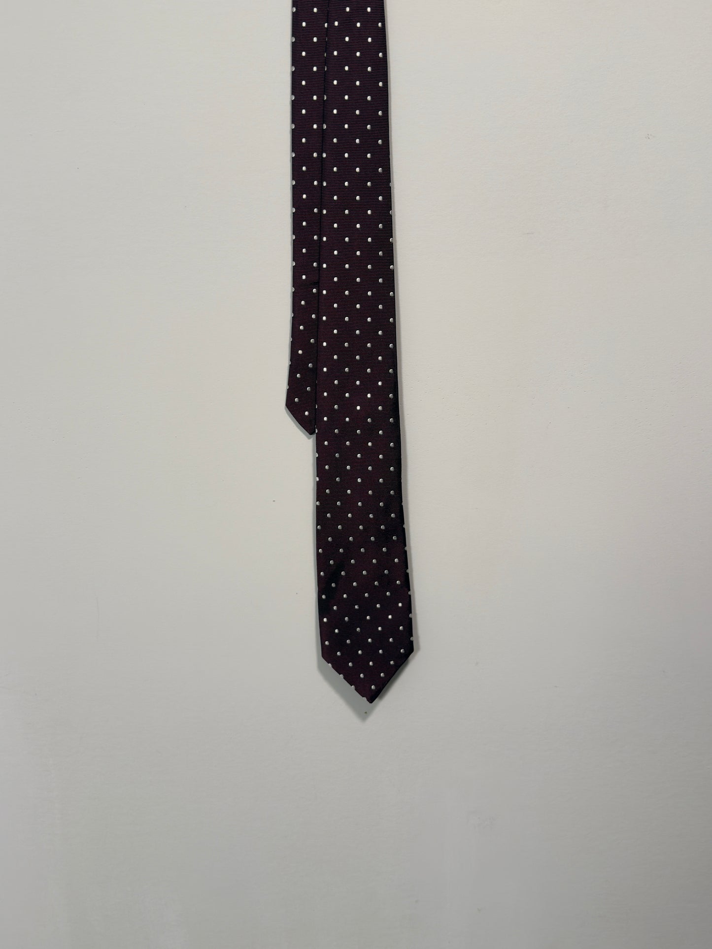 POLKA DOT SILK TIE